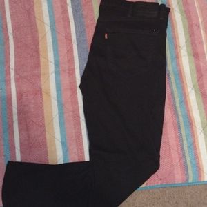 Levi's 511 Black denim jeans 38 W 32 L
